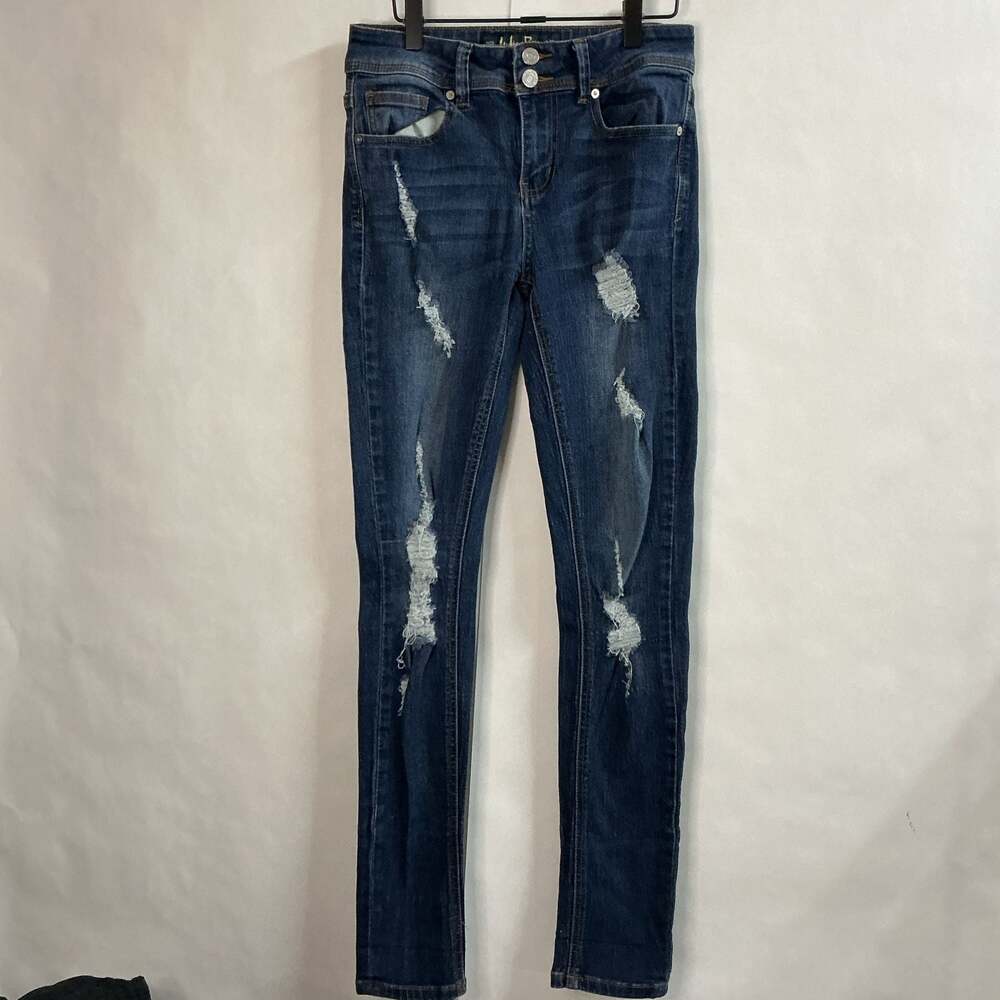 Indigo Rein Women's Distressed Skinny Jeans Size 7/28